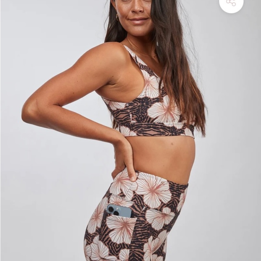 Benoa Swim Brown Wild Thing Sports Bra